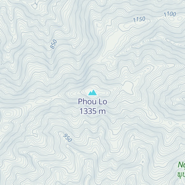 Map of Phou Lo