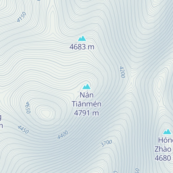Map of Nán Tiānmén