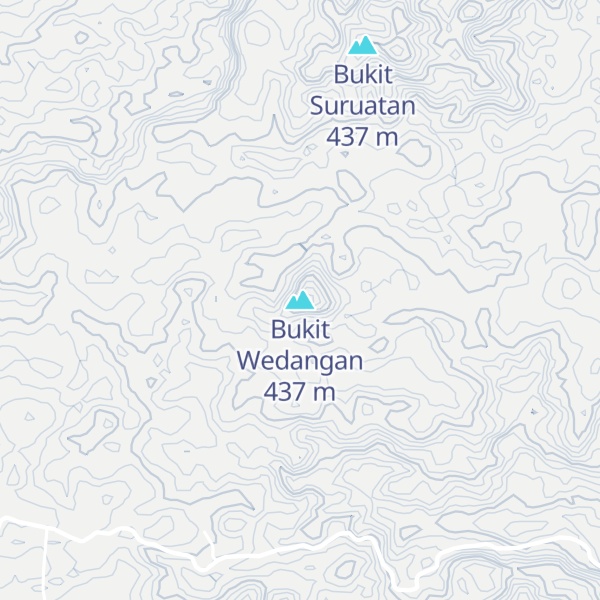 Map of Bukit Wedangan