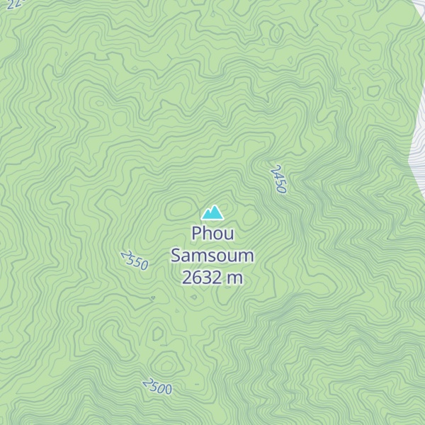 Map of Phou Samsoum