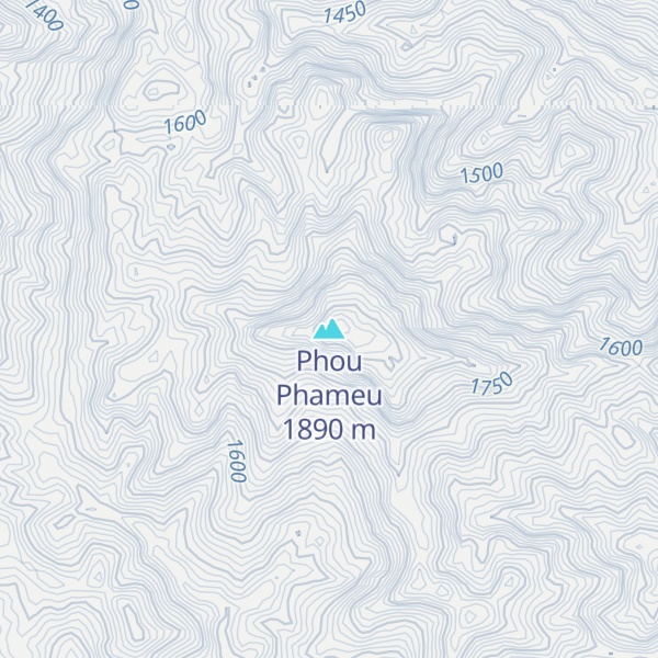 Map of Phou Phameu
