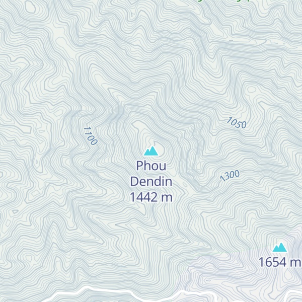 Map of Phou Dendin