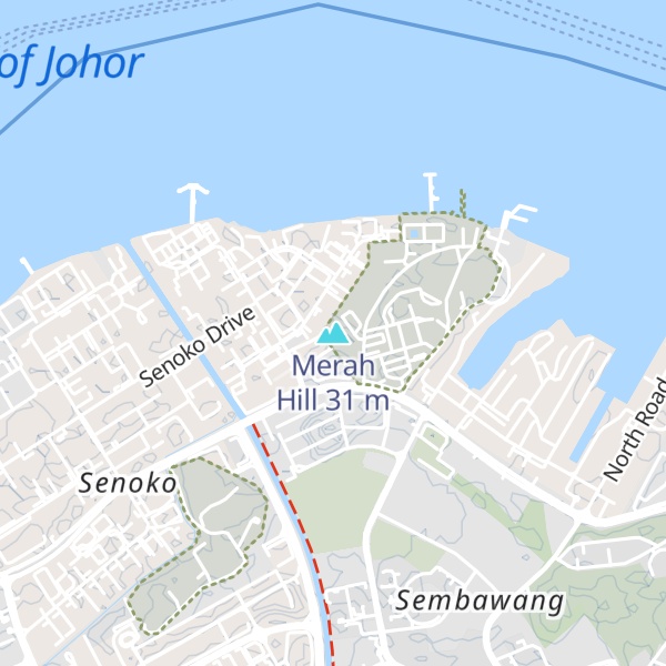 Map of Merah Hill