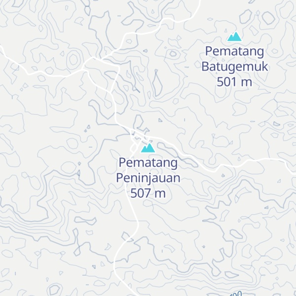 Map of Pematang Peninjauan