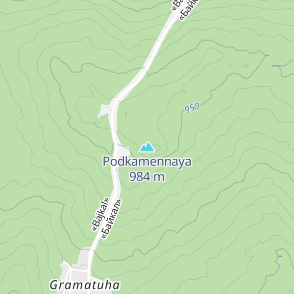 Map of Podkamennaya