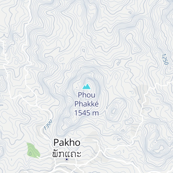 Map of Phou Phakké