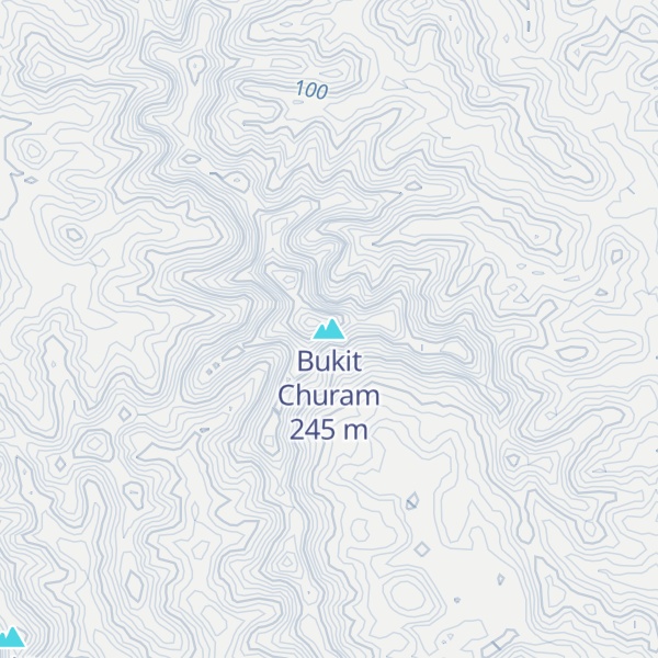 Map of Bukit Churam