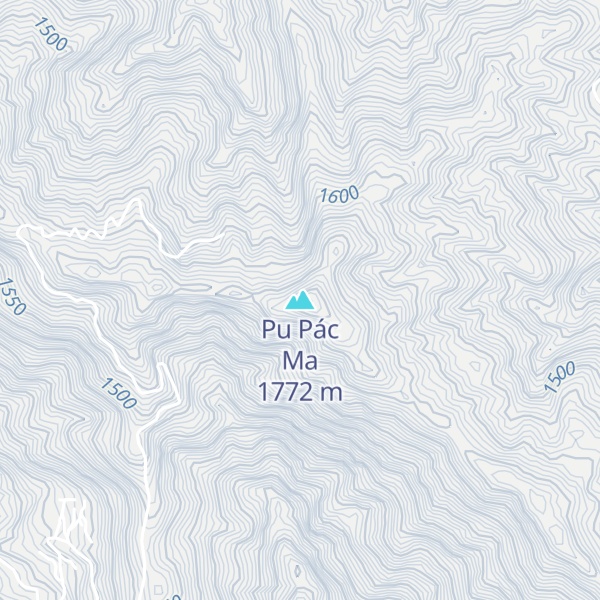 Map of Pu Pác Ma