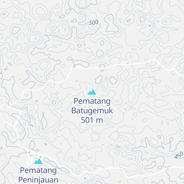 Map of Pematang Batugemuk