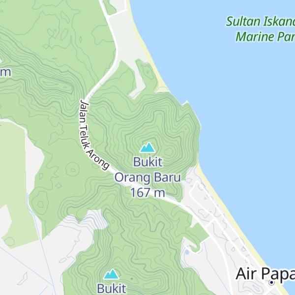 Map of Bukit Orang Baru