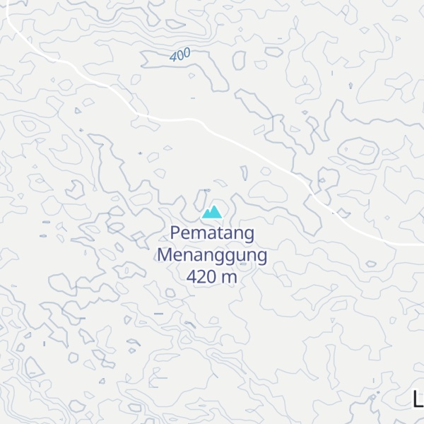 Map of Pematang Menanggung