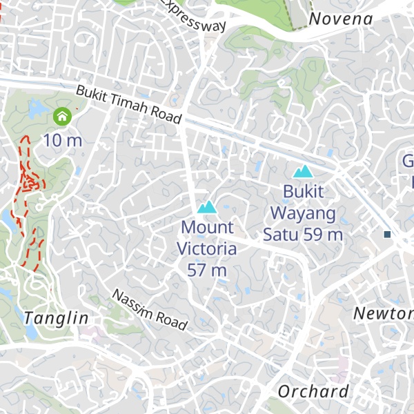 Map of Mount Victoria