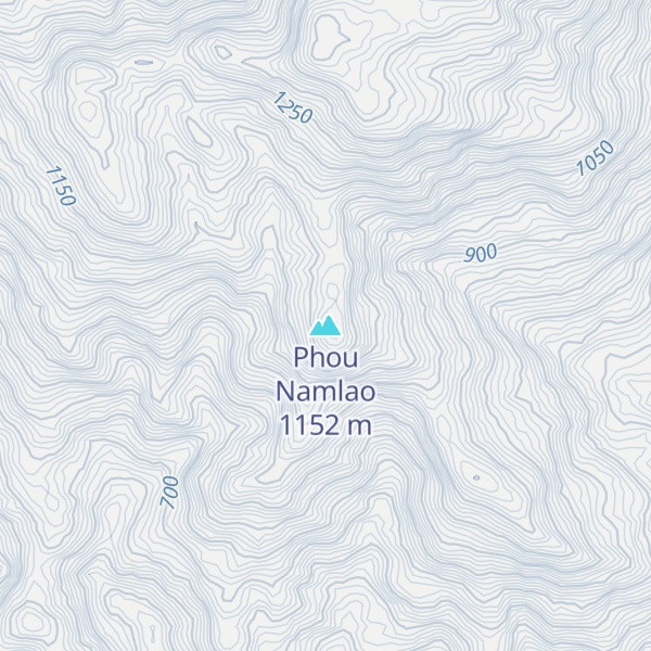 Map of Phou Namlao