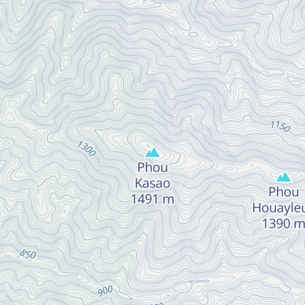 Map of Phou Kasao