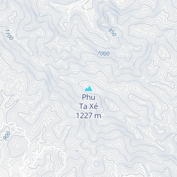 Map of Phu Ta Xé
