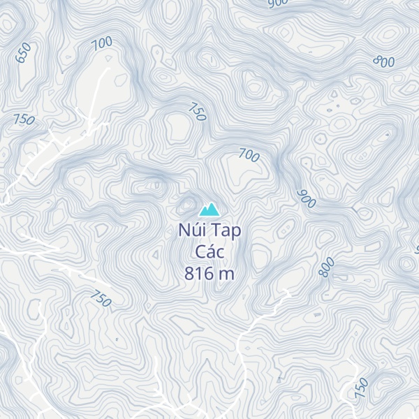 Map of Núi Tap Các