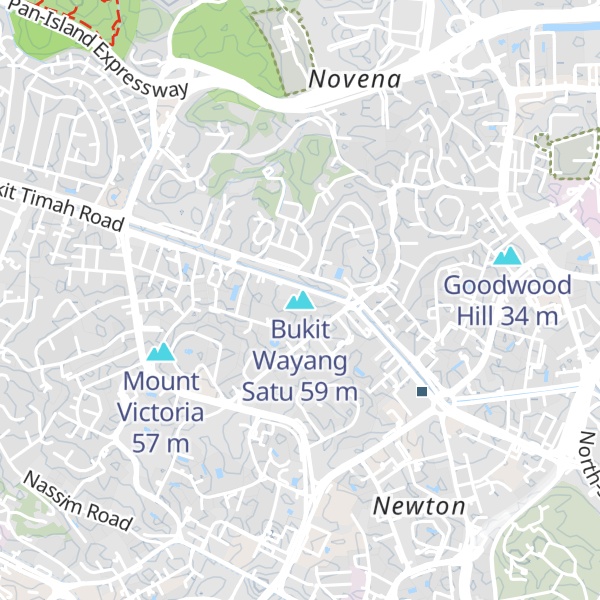 Map of Bukit Wayang Satu