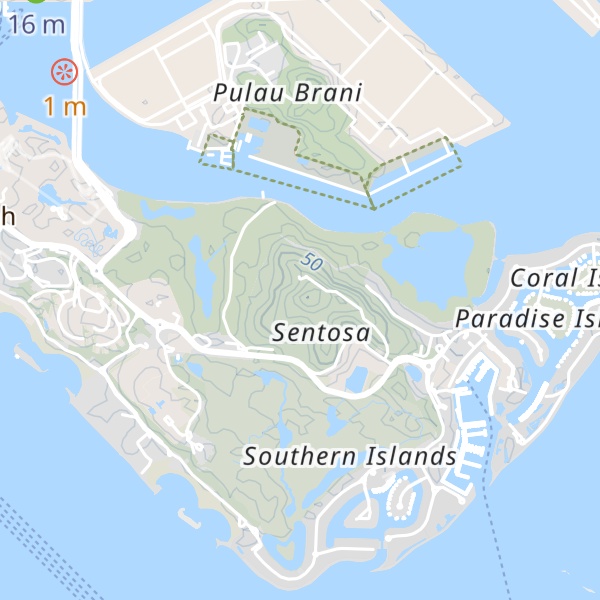 Map of Mount Serapong