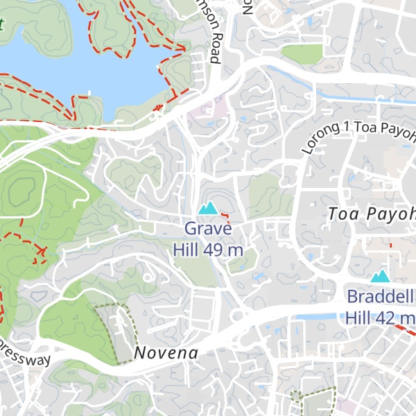 Map of Grave Hill