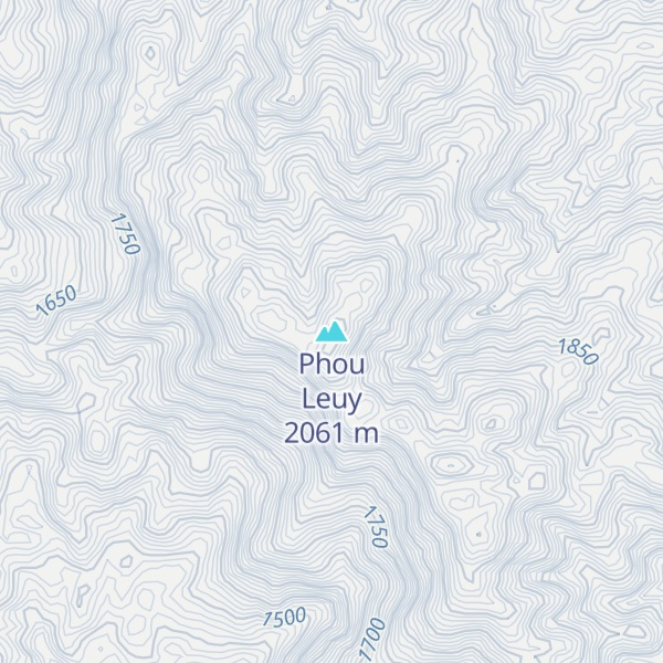 Map of Phou Leuy