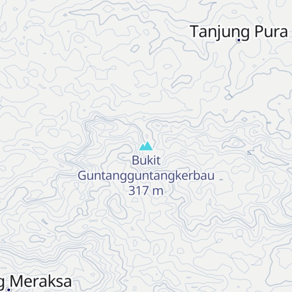 Map of Bukit Guntangguntangkerbau