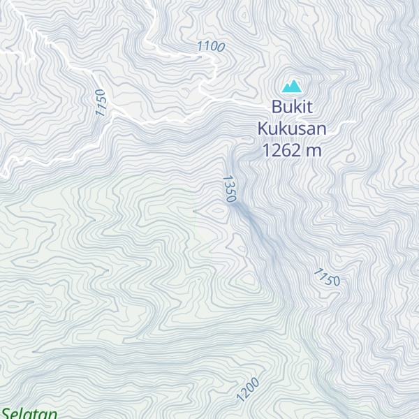 Map of Bukit Pelelawan