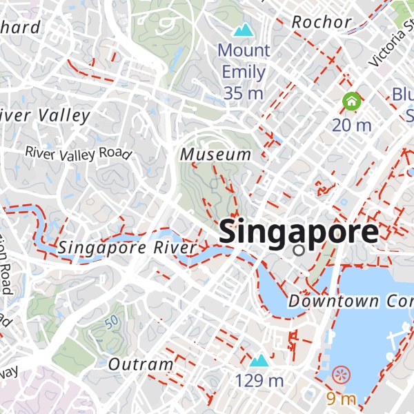 Map of Fort Canning
