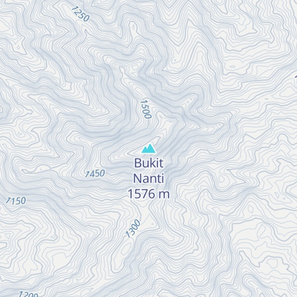 Map of Bukit Nanti