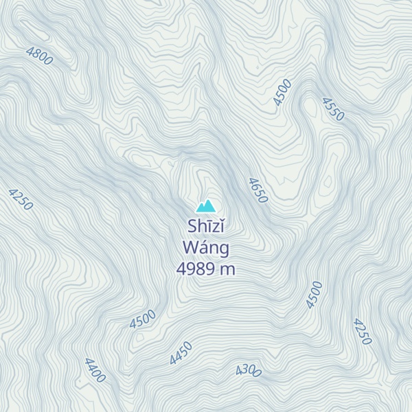 Map of Shīzǐ Wáng