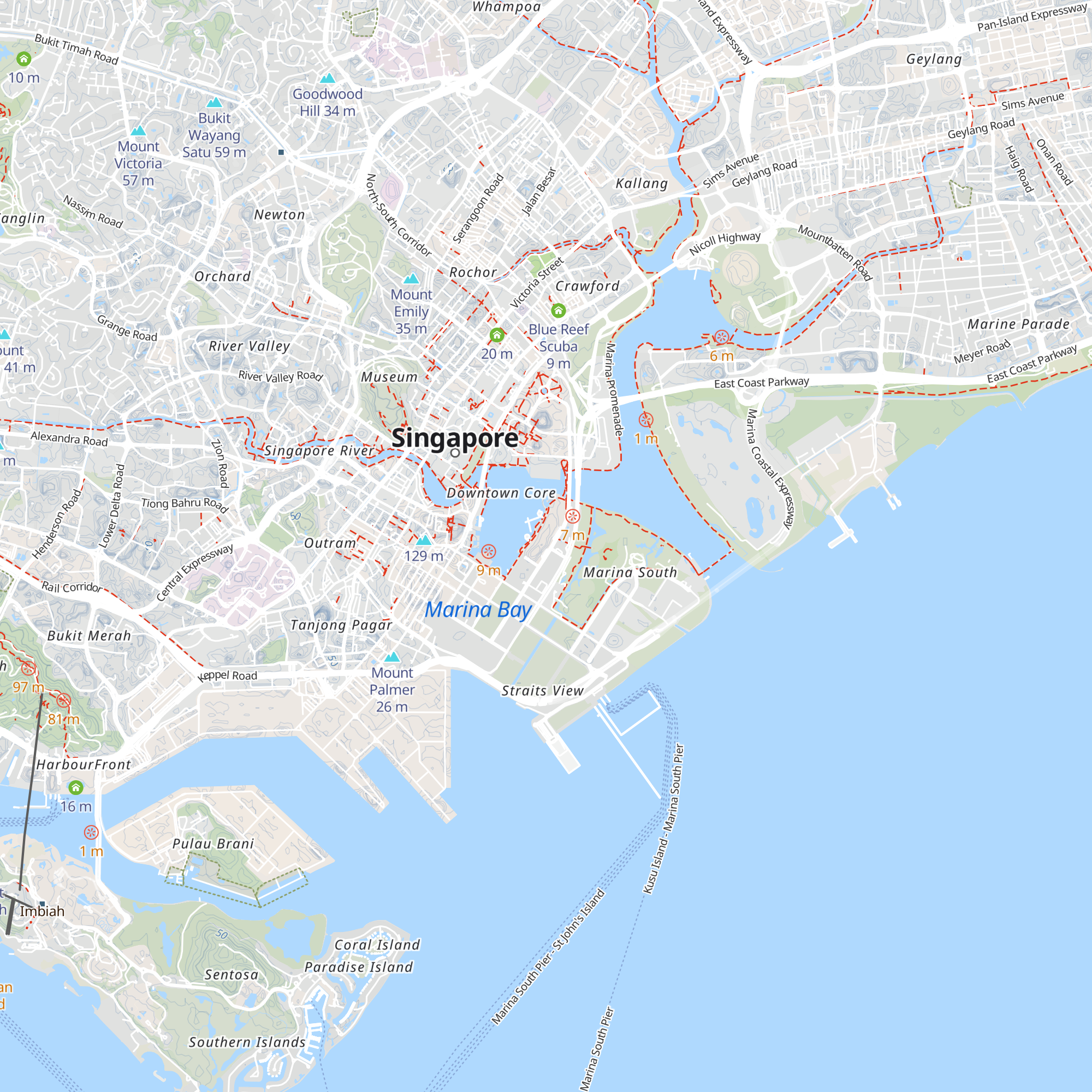 Events Service Concierge map