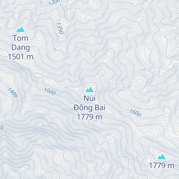 Map of Núi Đông Bai