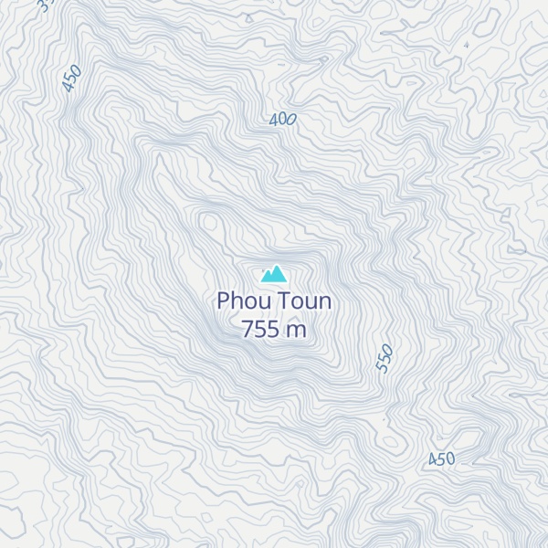 Map of Phou Toun