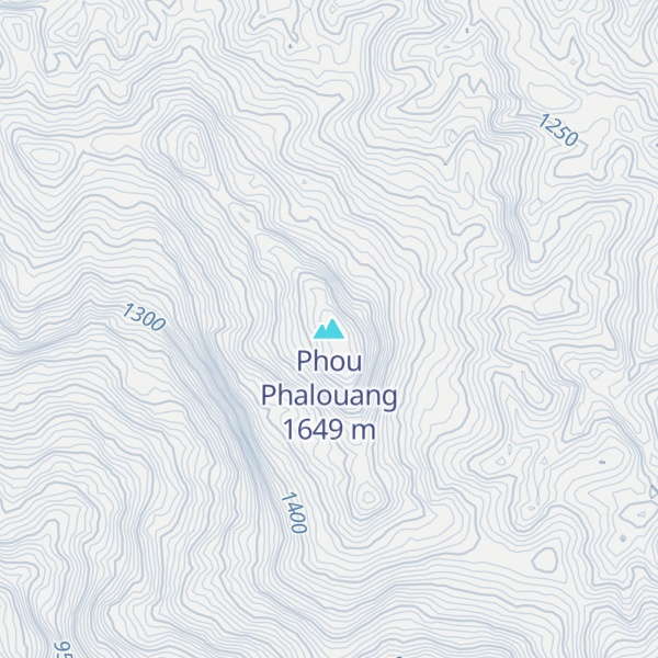 Map of Phou Phalouang