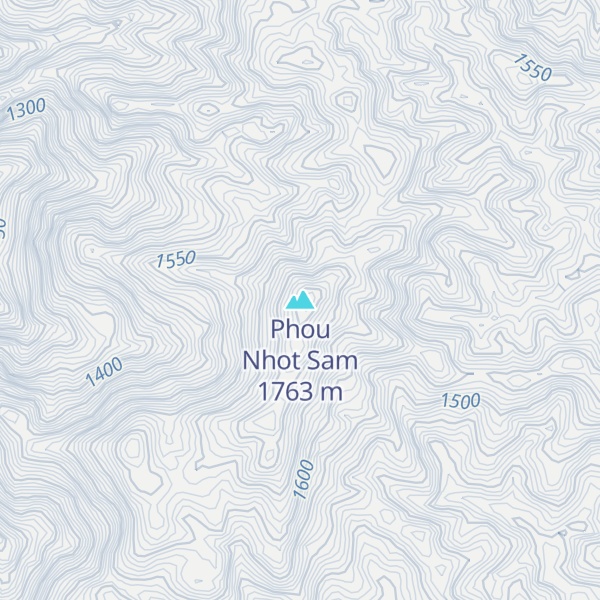 Map of Phou Nhot Sam