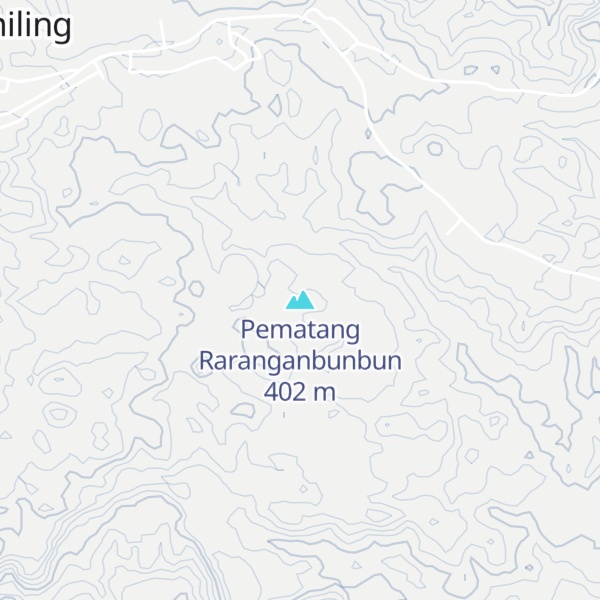 Map of Pematang Raranganbunbun