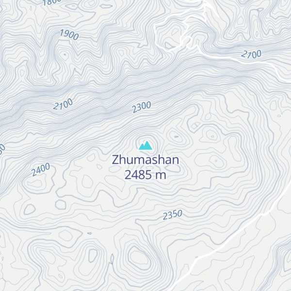 Map of Zhumashan