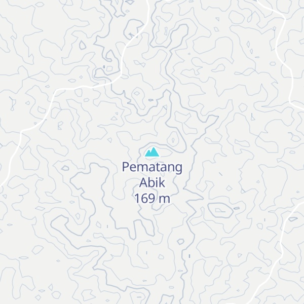 Map of Pematang Abik