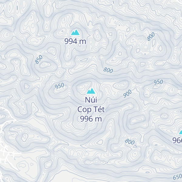 Map of Núi Cop Tét