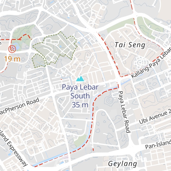 Map of Paya Lebar North