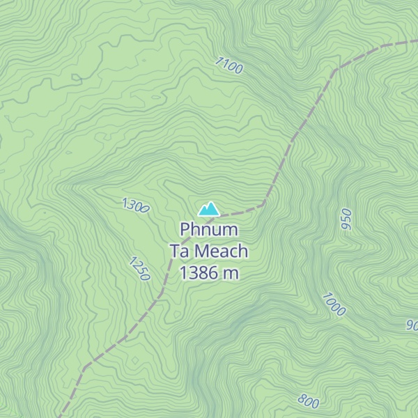 Map of Phnum Ta Meach