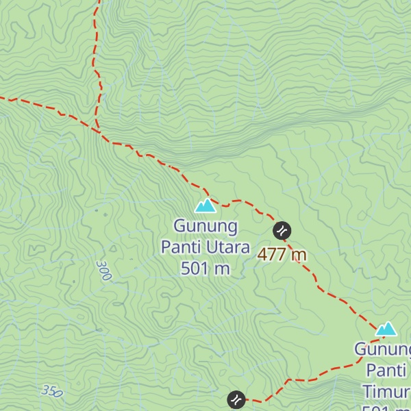 Map of Gunung Panti Utara