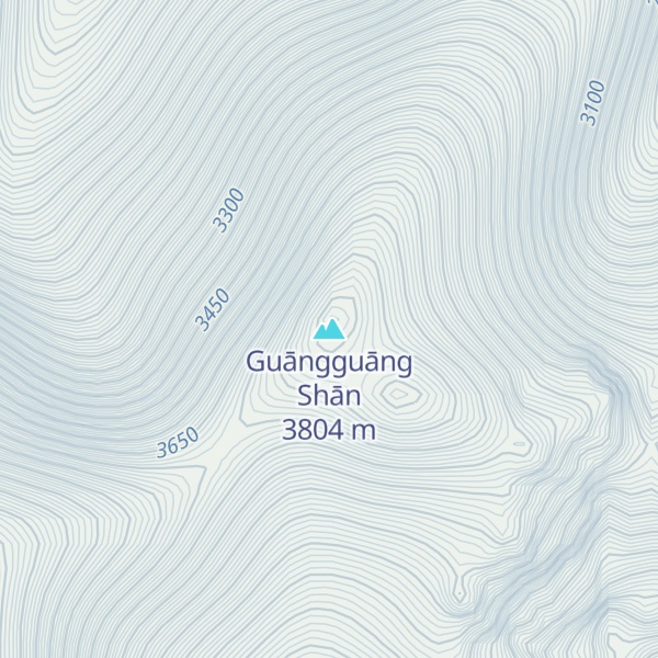 Map of Guāngguāng Shān