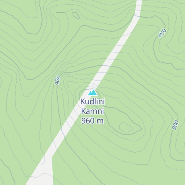 Map of Kudlini Kamni