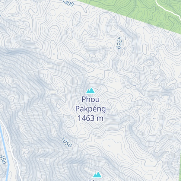 Map of Phou Pakpéng