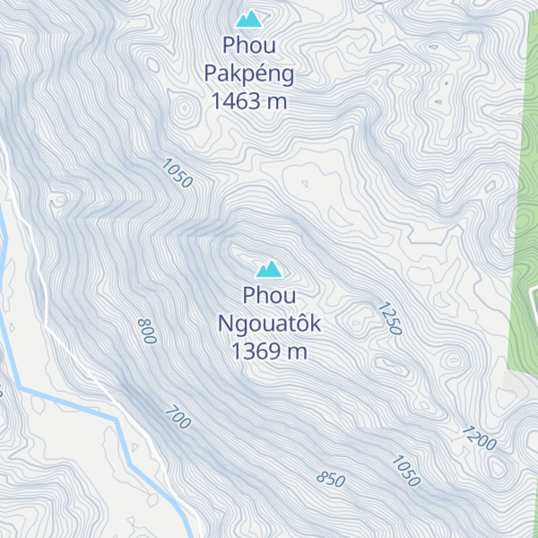 Map of Phou Ngouatôk