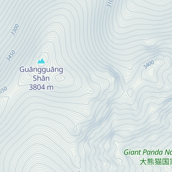 Map of Jiào Dǐng Shān