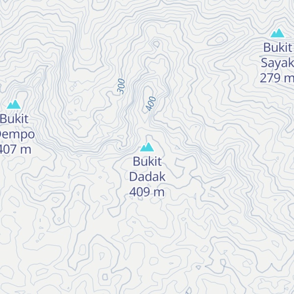 Map of Bukit Dadak