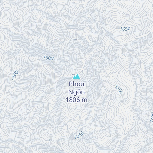 Map of Phou Ngôn