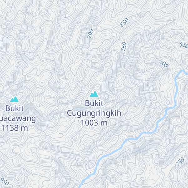Map of Bukit Cugungringkih