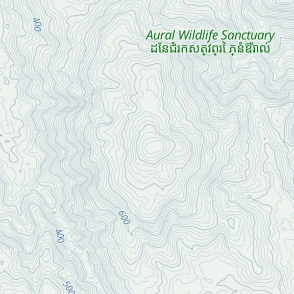 Map of Phnum Peam Trabaek